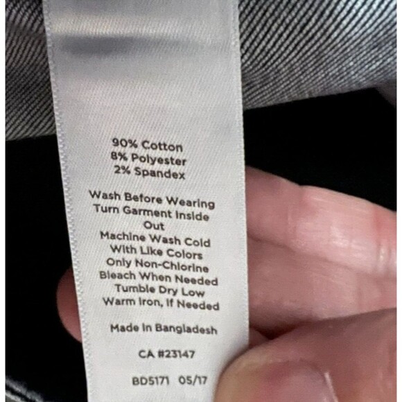 Talbots Double Button Slim Ankle Jeans  Women's Size 4P  Nautical  Dark Denim - Picture 6 of 8